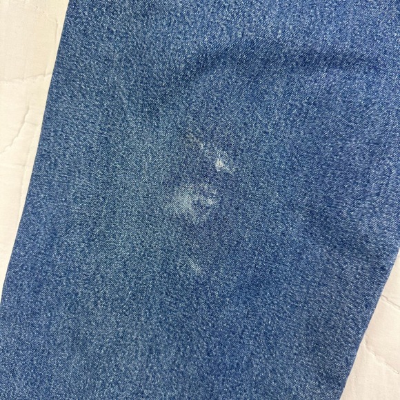 Dickies Mens Flannel Lined Carpenter Jeans Blue Denim Genuine Work Pants 32x30 - Picture 9 of 16